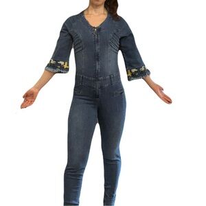 Women's One Piece Denim Jumpsuit
